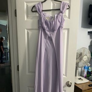 Purple formal dress